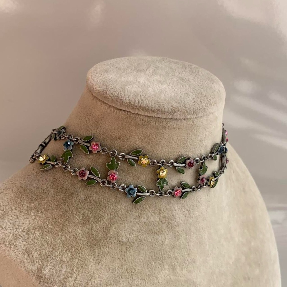 VCLM Enamel flower Choker y2k fairycore - Picture 7 of 8